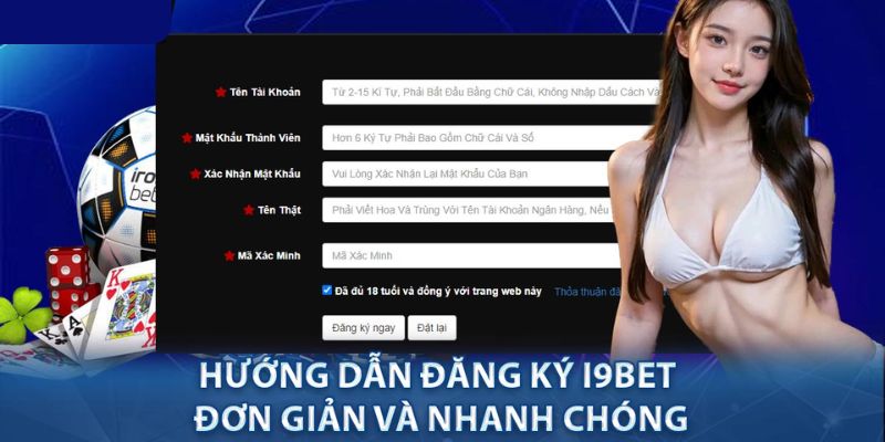 Cung cấp thông tin theo yêu cầu đăng ký i9bet