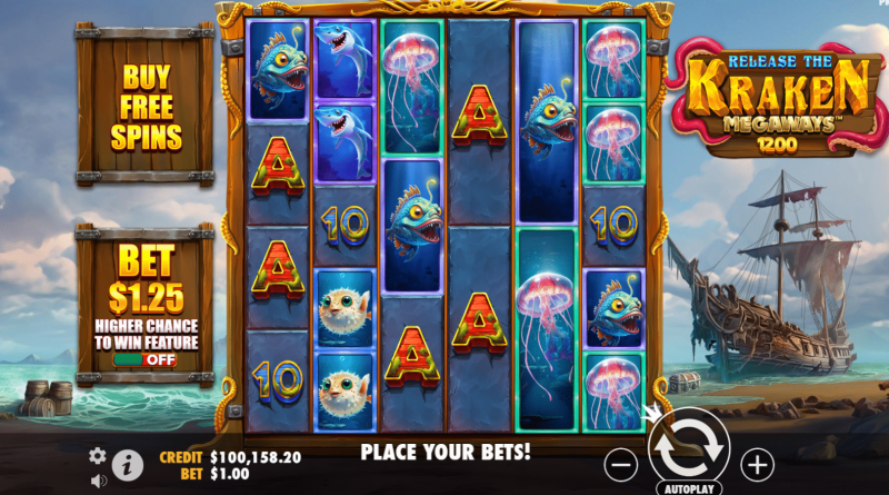 Release the Kraken Slot – chi tiết mức thưởng và cách chơi